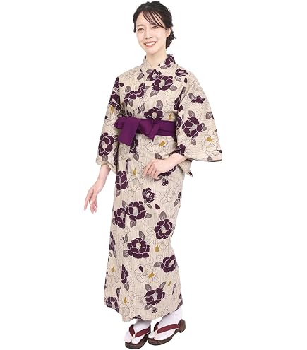 Amazon.co.jp: □最高級しじら織浴衣 波縞紺□反物染め抜きの抜染